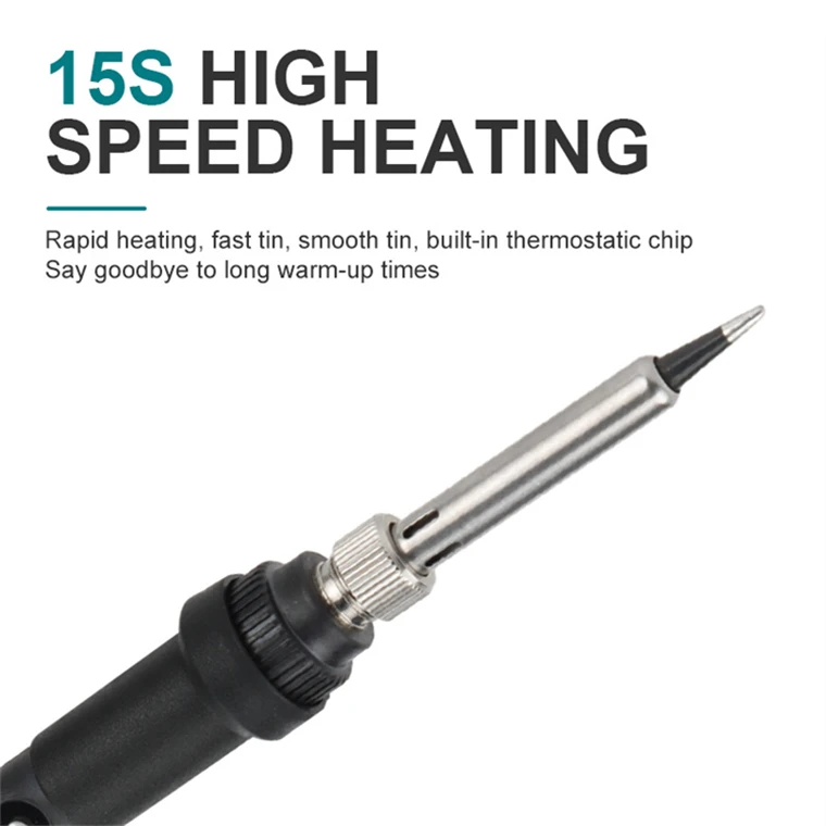 China Wholesale High power digital soldering iron Straight Tip Type soldering welding iron