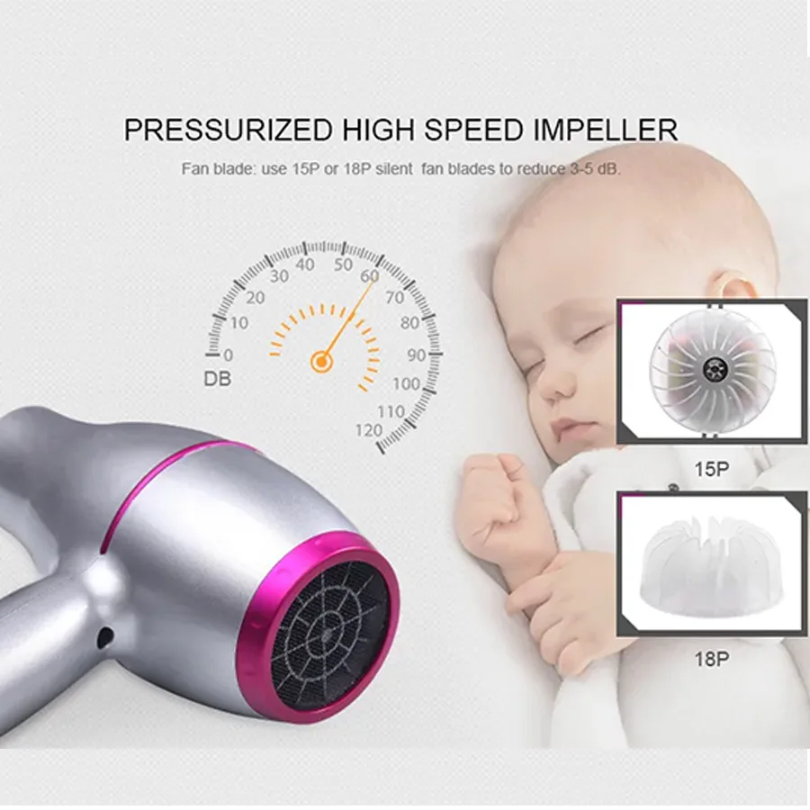 professional Hair Salon  AC MOTOR high power 2100w electric Hair Dryer