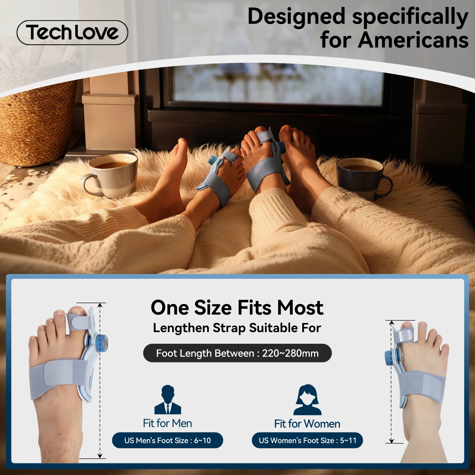 Bunion Bone Corrector for Birkenstock Doctor Custom Crocs Flamingo Cures Bunion Bone Corrector