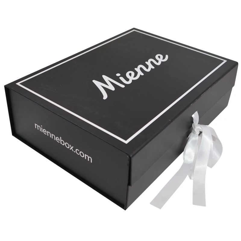 
Custom logo wigs hair bundles packaging box shoes high heeled shoes magnetic folding box with ribbon gift box for cosmetic sets 