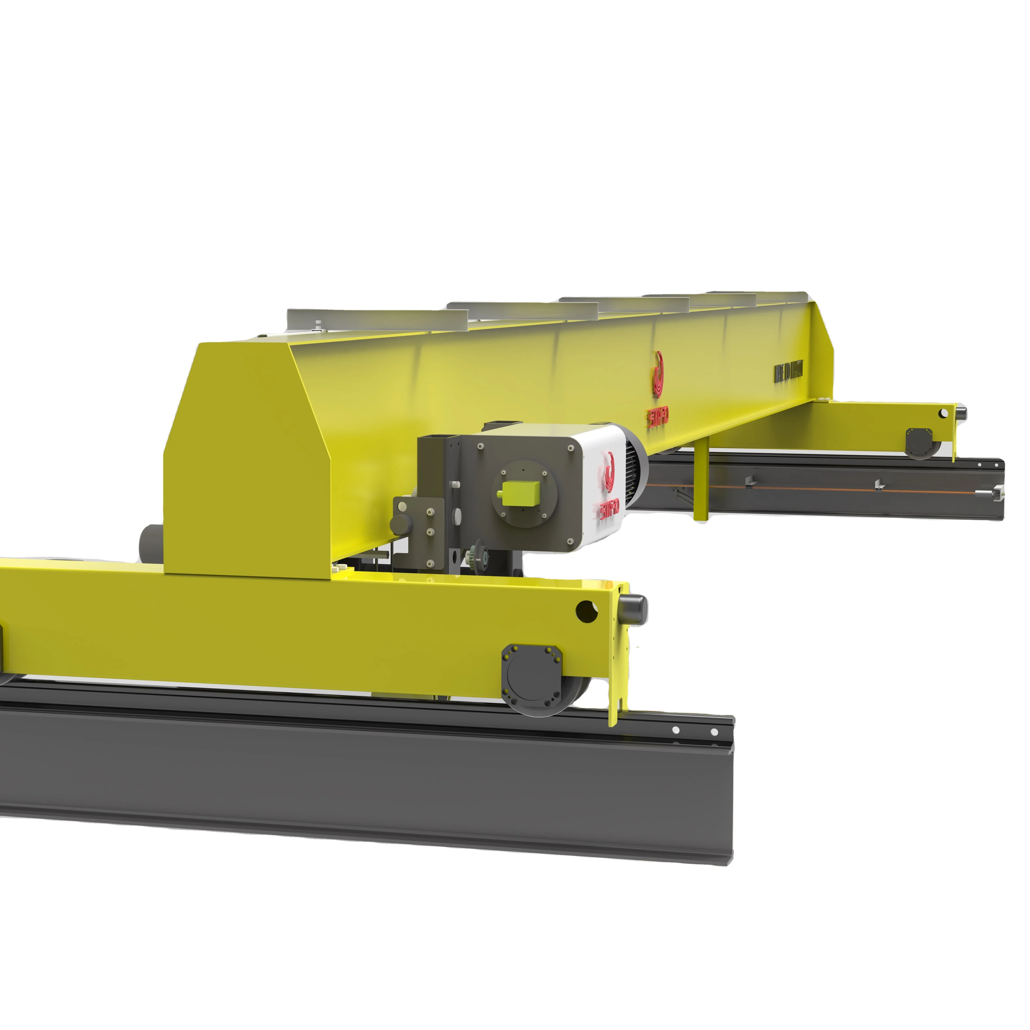 5T European Single girder overhead crane end beam European end carriage motor inside quality crane spare parts smooth running