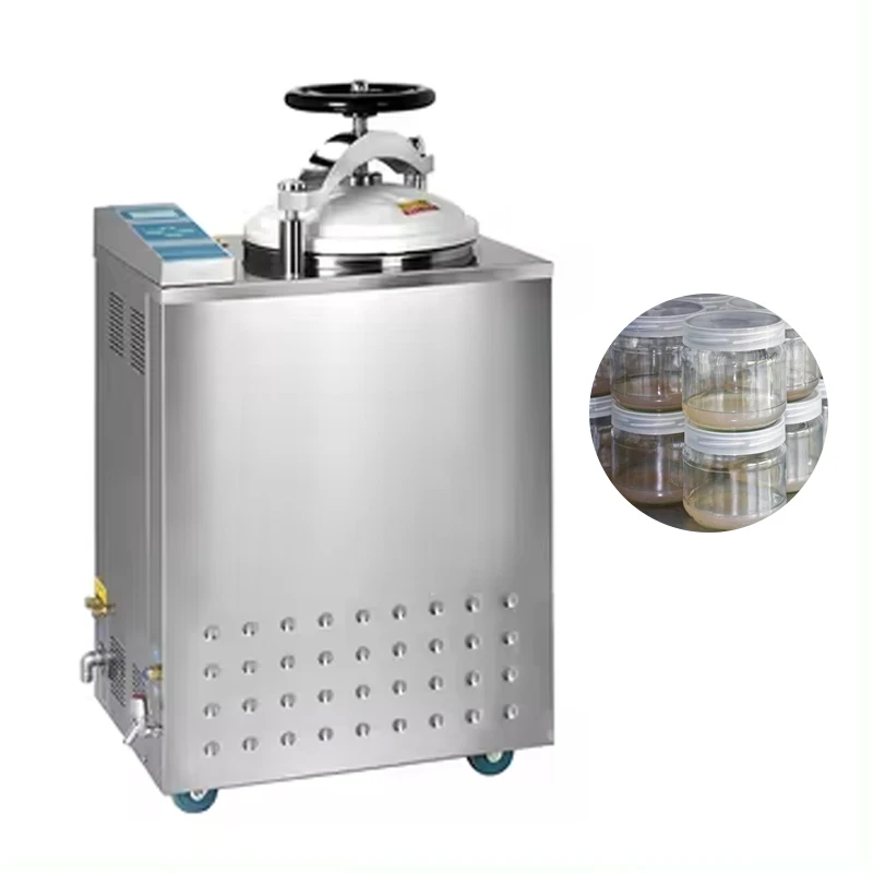 autoclave steam sterilizer retort machine automatic high pressure for medical Instruments Culture media Waste