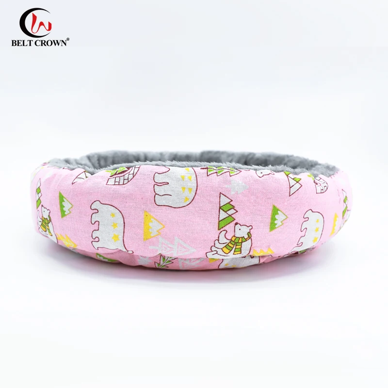 Super Pet Accessories Supplies Soft Long Plush Round Washable Cloth Kennel Cat Dog House Mats Sofa