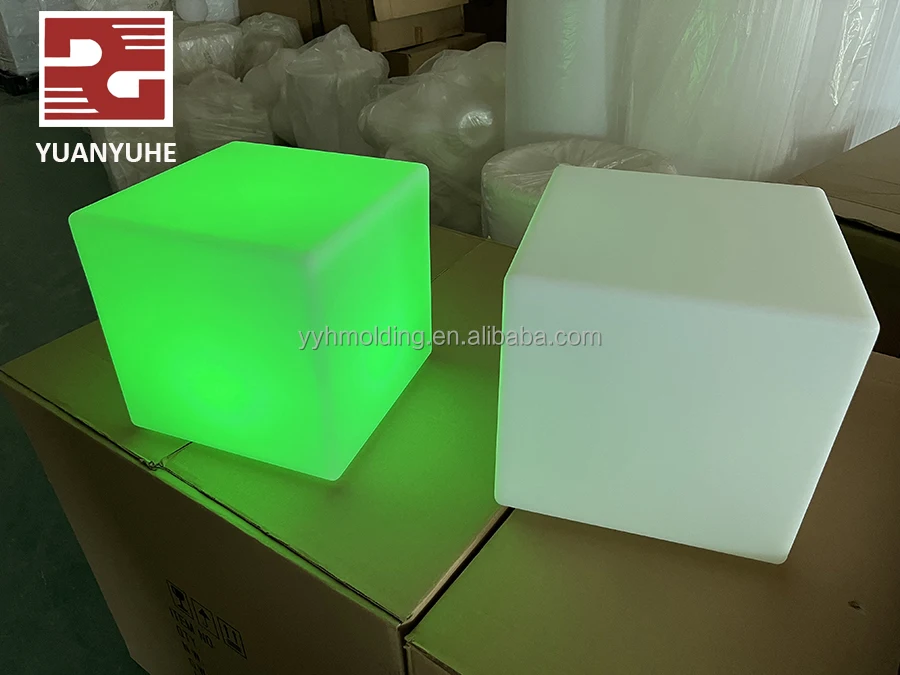 Светодиодный светильник LDPE пластиковый куб стул