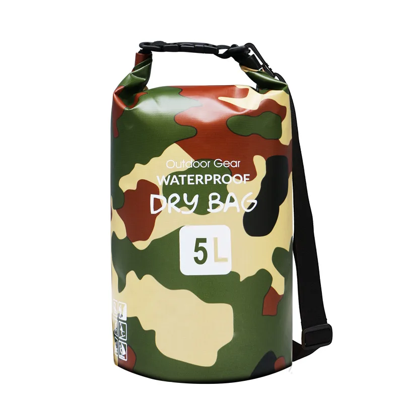 Outdoor Wholesale Ocean Pack 5L 10l 15L 20L Floating Boating Fishing Swimming 500D PVC Ocean Pack Waterproof Dry Bag