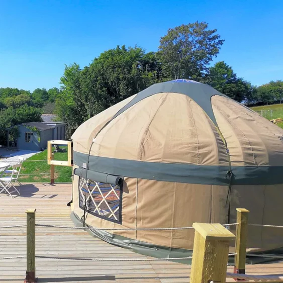 Large space garden modern luxury mongolia yurt