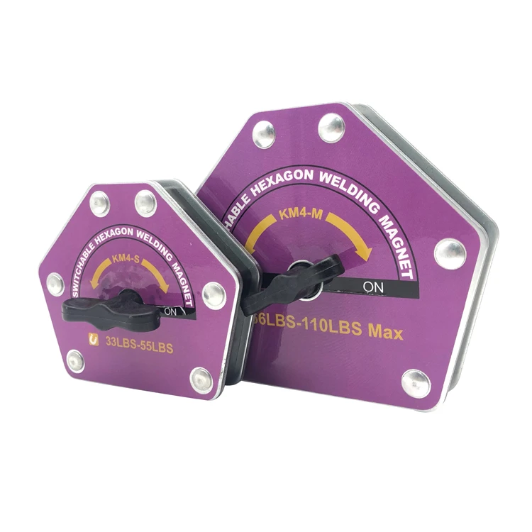 600 Amp 90 lb Triangle Welding Squares Magnetic Ground Clamp
