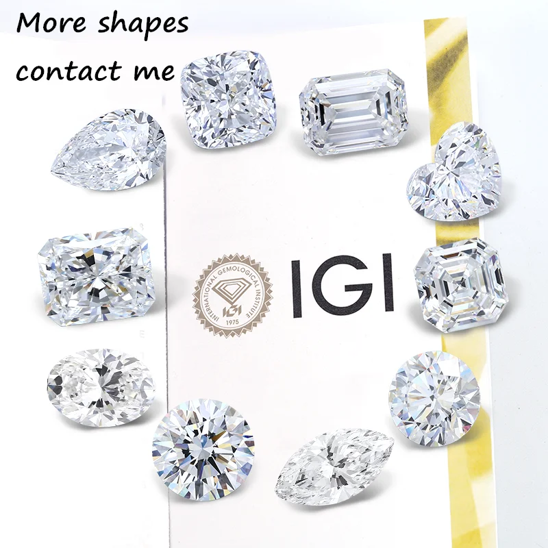 Starsgem IGI Certified Whole Sale Low Price Factory Direct-sale 2ct 2.5ct 3.0ct Lab Grown CVD Diamond for Jewelry