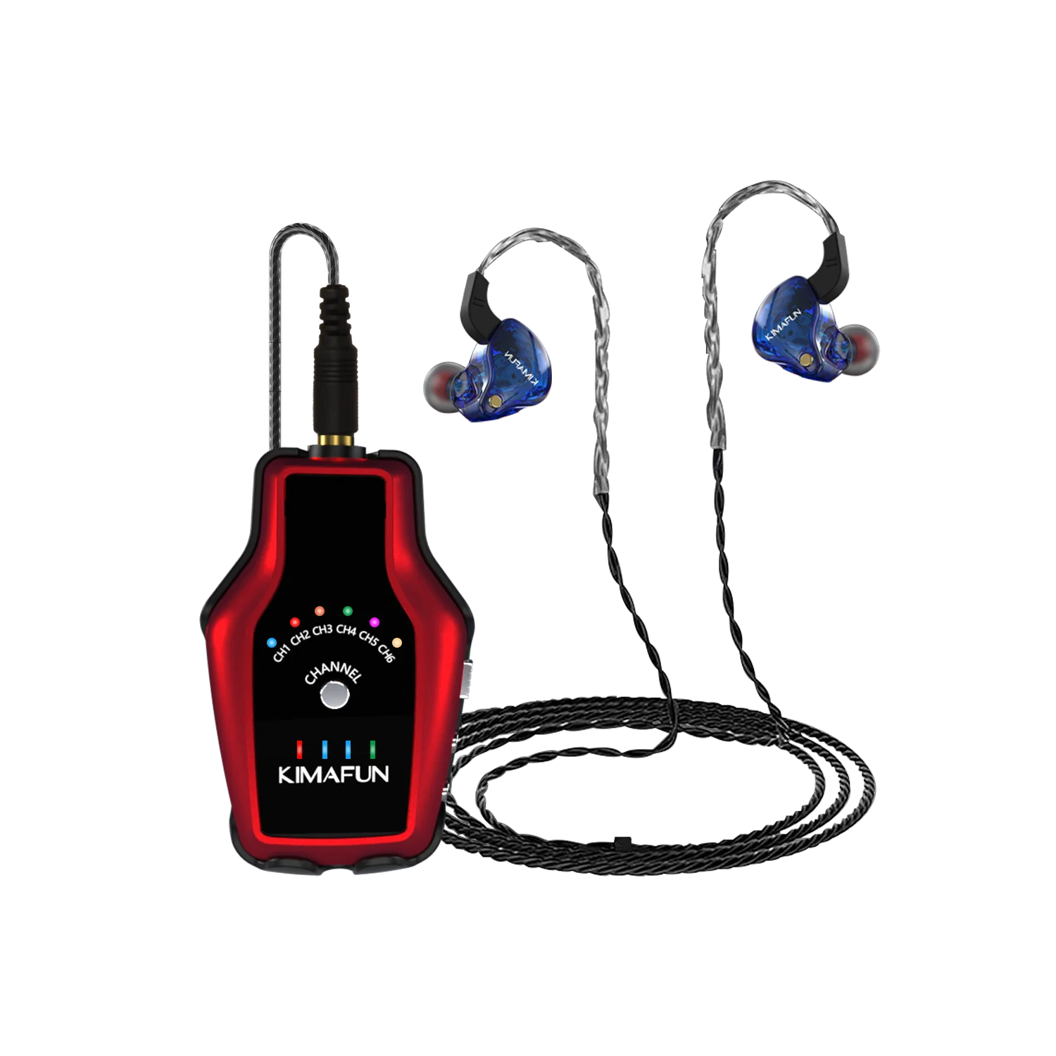 Personal Ear Monitoring Headphone Stereo In Ear Wireless Monitor System IEM Studio Sound Live Guitar Bass Amp for Type-C Port