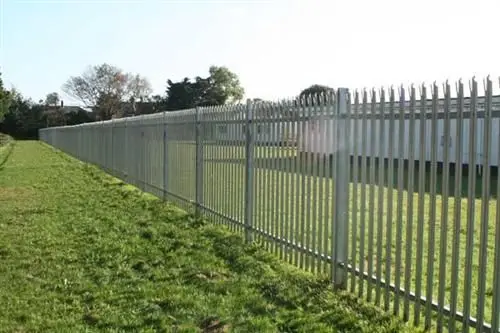 Construction Protective Palisade Steel Galvanized Palisade Picket Steel Fence