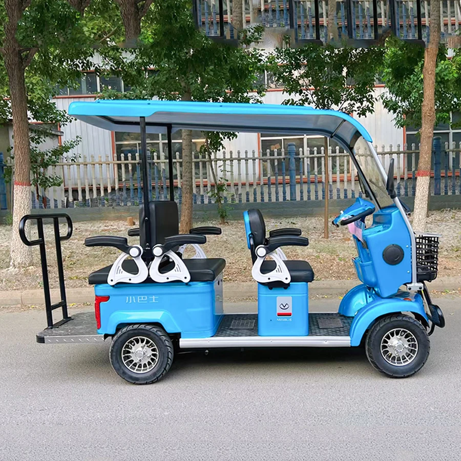 2 4 6 Seat Shuttle Transport Sightseeing Electric Passenger Bus For Sale