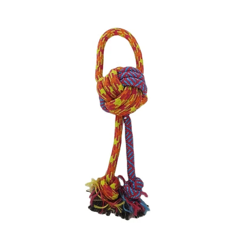 Pet Rope Toy 2025 Chewing Toy Cleaning Teeth Pet Dog Bones Bite Rope Knot Durable Outdoor Toys