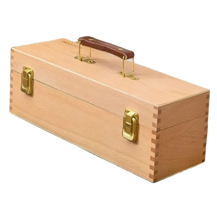 SLT New High Quality Bamboo Wood Drawing Sketch Easel Painting Box