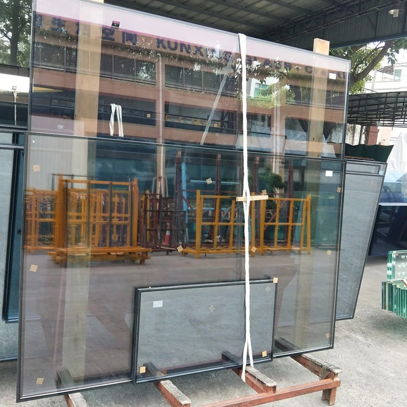 Factory customized double glazing glass curtain wall low-e tempered insulating glass