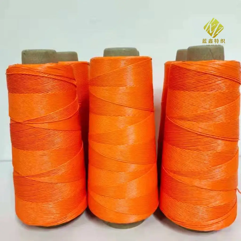 Factory Design Nice-looking 1600D Uhmwpe Fiber Filament Twisted Yarn 1600D Orange Dyneemas Fiber Twisting UHMWPE Twisted Thread