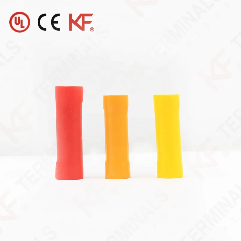 High quality copper insulated butt wire connector terminal