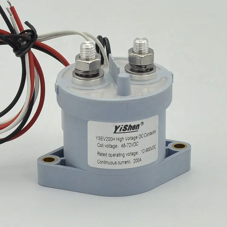 
Hermetically sealed 48V 72V EV200 400V 200A relay 