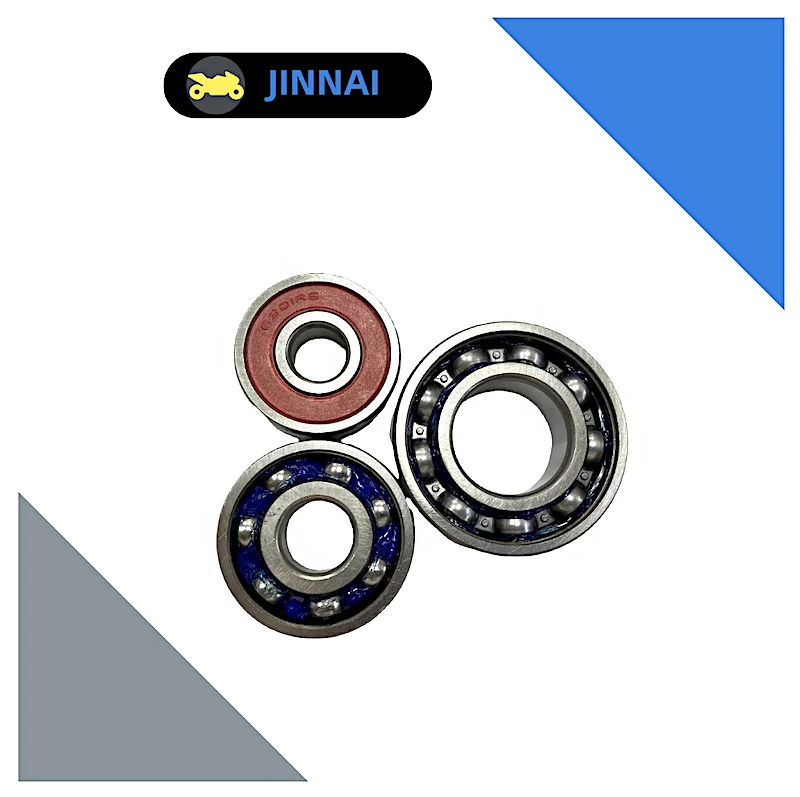 JINNAI high quality Processed Bearings Motorcycle Deep Groove Ball Bearing 6303 6202 6201