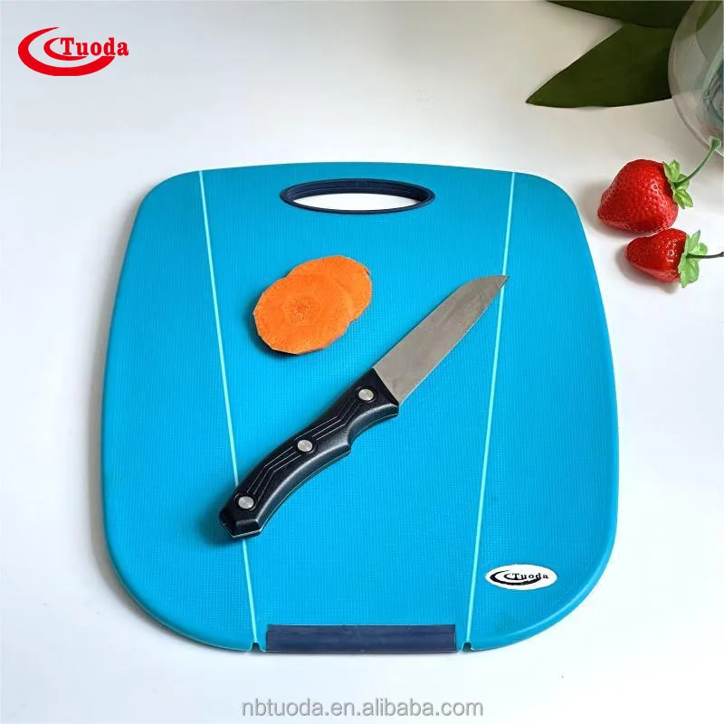Plastic folding cutting board storage plastic  cutting board kitchen eco-friendly non slip cutting board