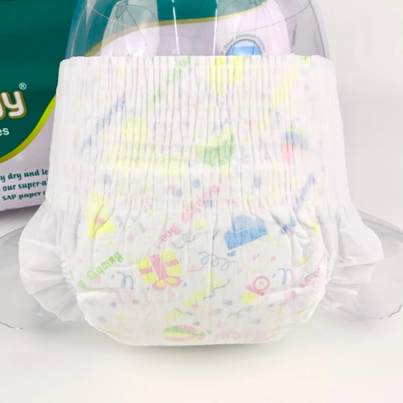 Hot sale Price Medium  Sleep Baby Soft Diaper 100 Pack Cloth Pampering Pants S Size Pants Diaper Manufactured For Newborns