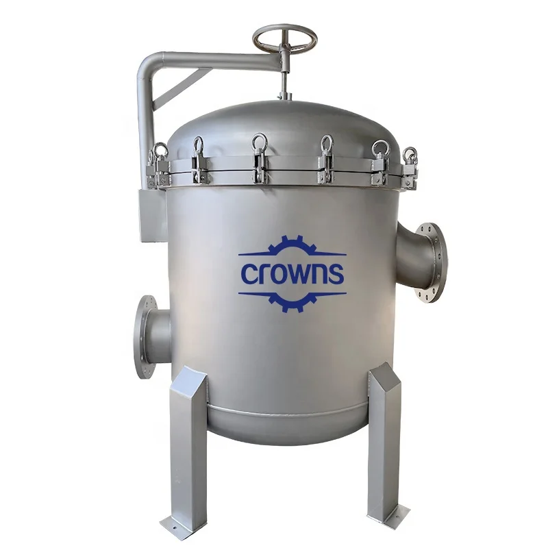 Practical And Economic Design Custom Food Beverage Oil Industry Apple Juice Stainless Steel Multi Bag Filter Housing