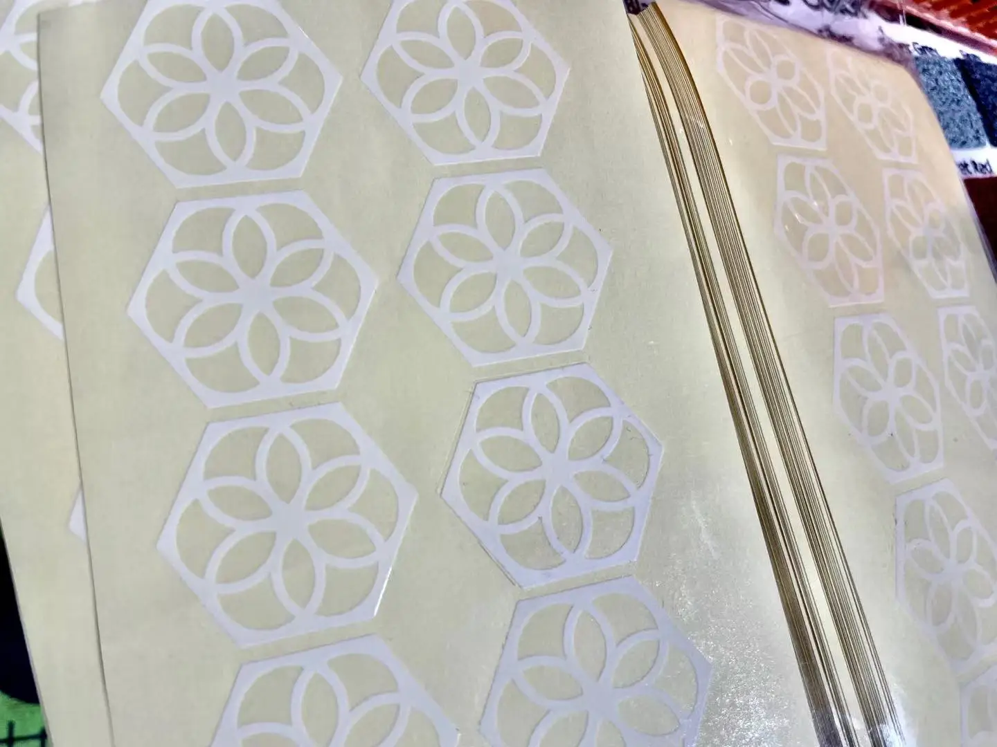 Hot Selling Custom Sticker Paper Gold Thank You Transparent Sticker