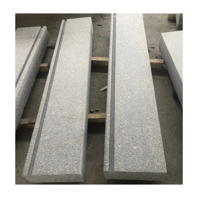 Chinese Grey Side Road Edging Stone Granite Kerb Stone Granite Kerbstone New Granite Roadside Stone