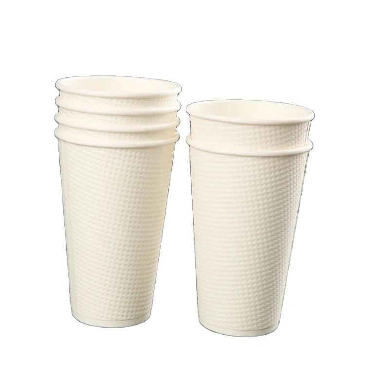 New Design Eco-friendly Disposable custom print embossed milkshake smile paper coffee cups