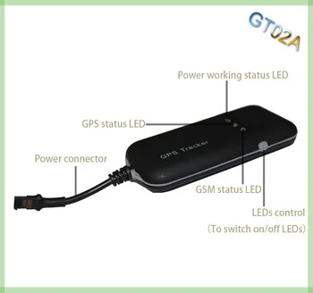 Vehicle GPS tracker GT02A with with GPRS network, car gps tracker with discount price