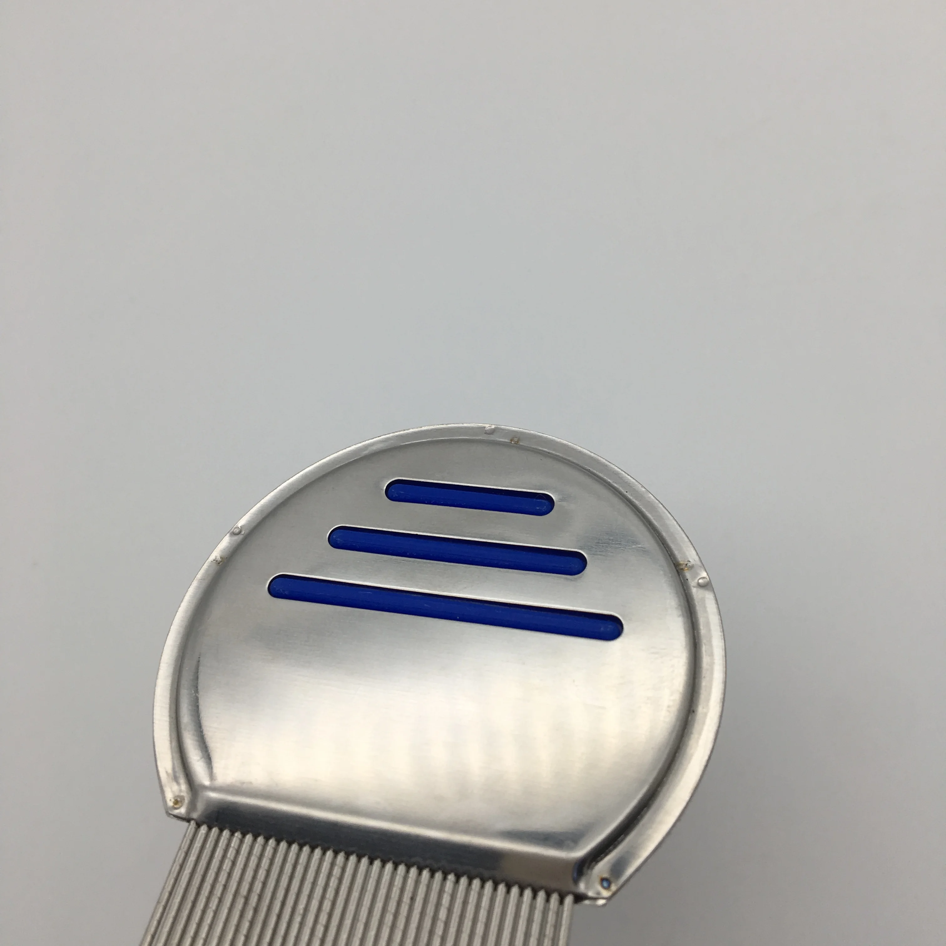 Распродажа, расческа для детей из нержавеющей стали с рифлеными штифтами, гребень для блох