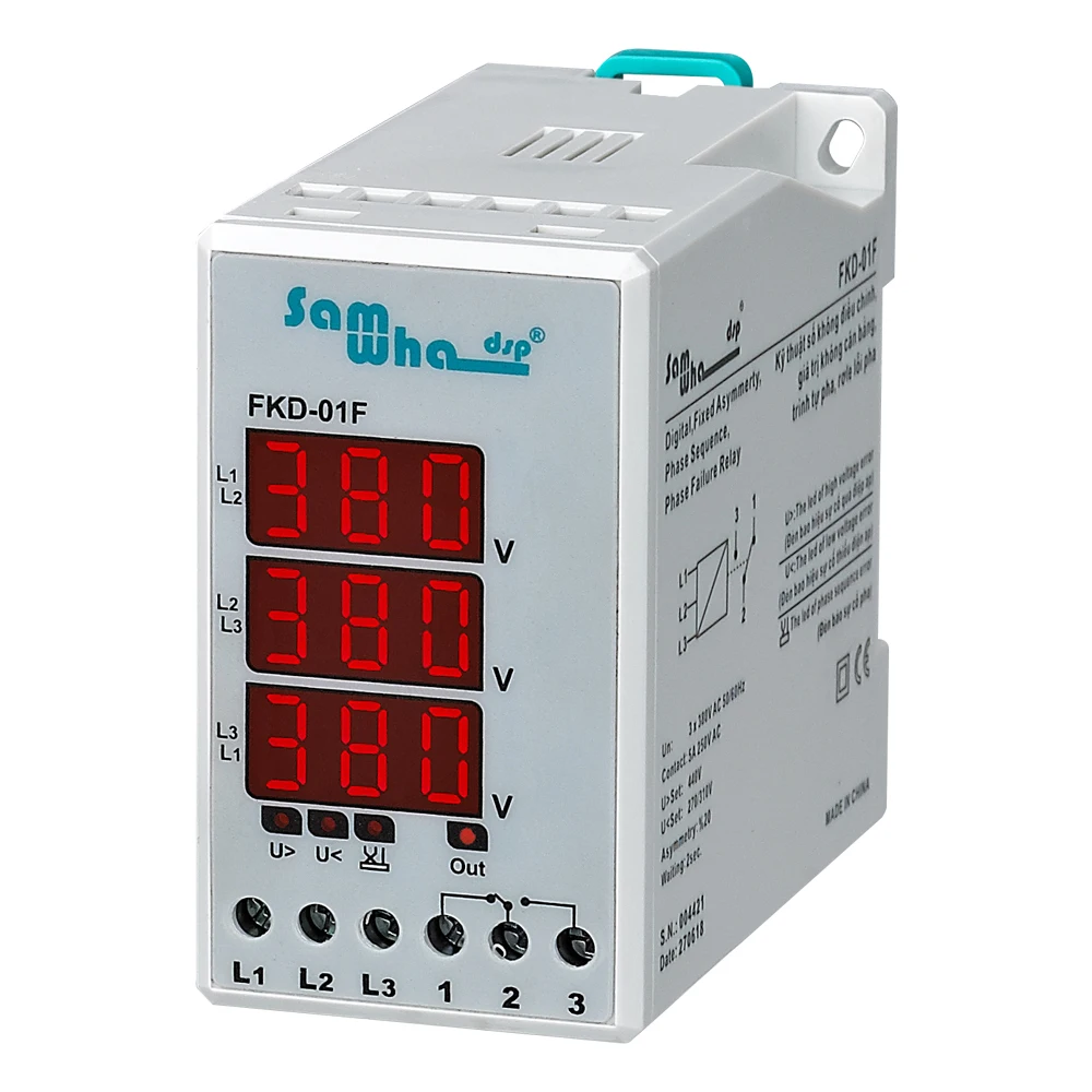Samwha-dsp FKD-01F реле обрыва фазы защита последовательности