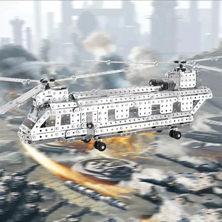 Hot Sale Kids Alloy Jigsaw ABS Assembly Kids Unisex 3D Puzzle Metal DIY Crafts Stereo