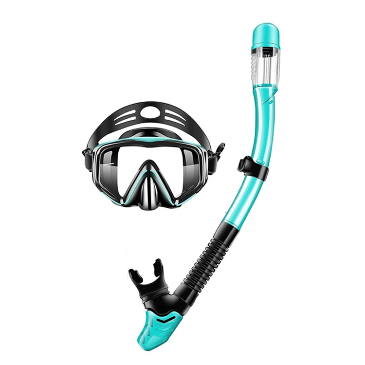 DOVOD 100% Super Dry Top Silicone Snorkel Diving Snorkeling Breathing Tube Diving Equipment