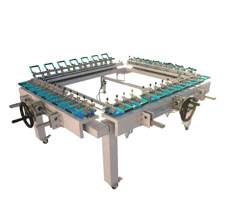 Manual 120 * 150 cm mesh stretcher Silk Screen Stretching Machine