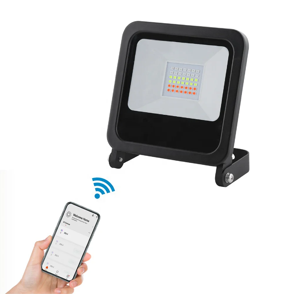 IP65 Waterproof Outdoor LED Floodlight RGB RGBW Smart 10W 20W 30W 50W 100W 150W 200W 300W 400W PIR Radar Sensor Solar LED Flood