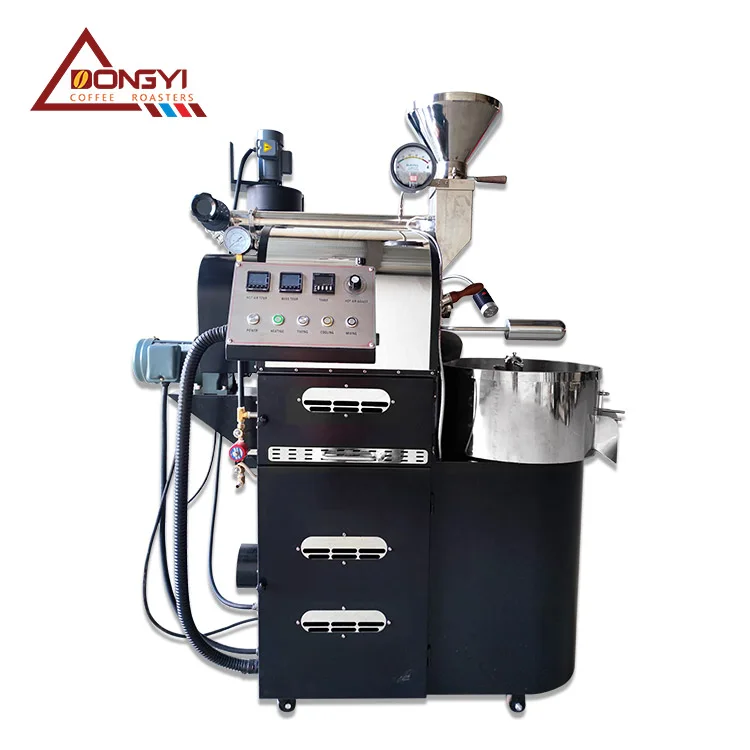 Dongyi 1kg 2kg 3kg 6kg 10kg 15kg 30kg Electric Gas Coffee Roaster Coffee Roasting Machine Coffee Roaster Machine