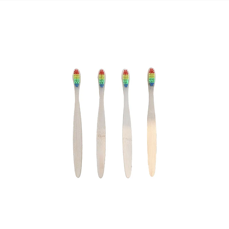 Wholesale Independent Packaging Adult Toothbrush High Quality Bamboo Charcoal Soft Bristle Toothbrush For Travel