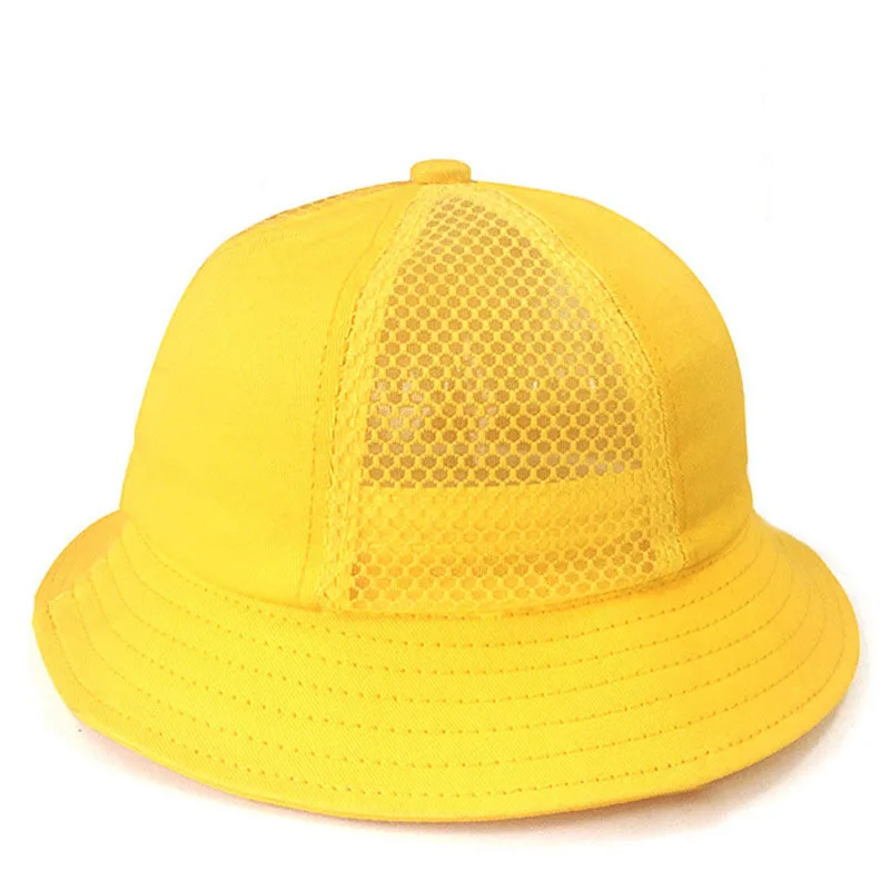 
Custom Kid children Protective Cotton Bucket Hat Make Your Own Hat With Wide Brim 