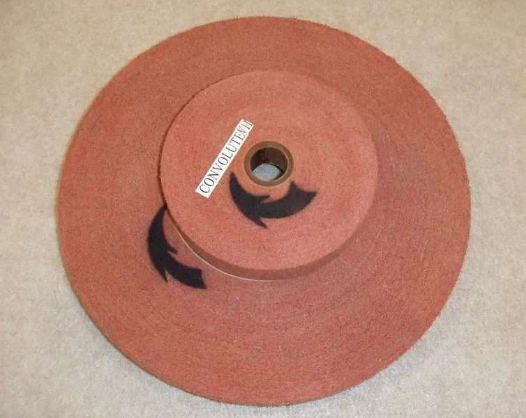 Light deburring 3m non woven wheel convolute wheel polishing wheel
