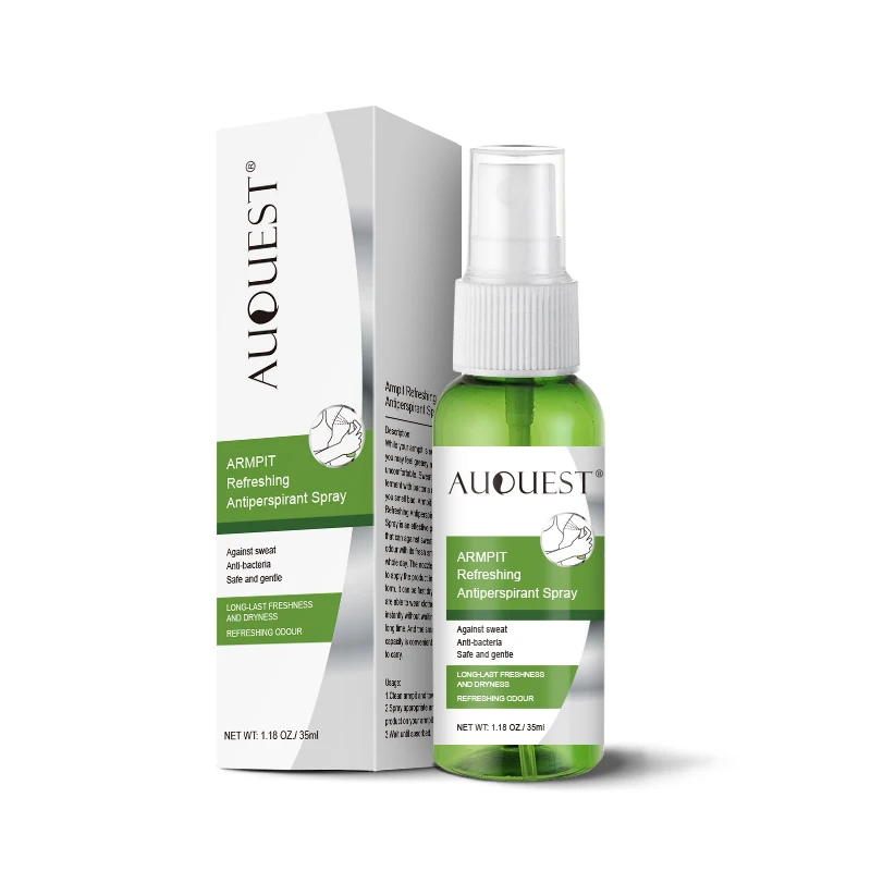 Body Odor Remover Lotion Underarm Armpit Feet Refresh Deodorant Antiperspirant Pure Spray for men women