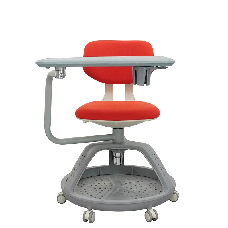 Colleague University School Classroom  Students Furniture Students  Wheels PP with Writing Table Training Chair
