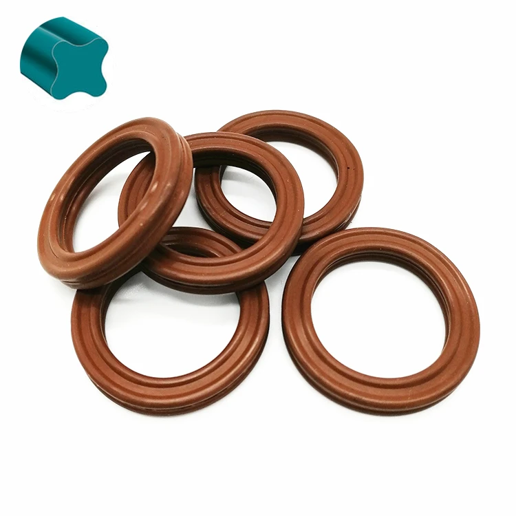 High Quality QR Seal Rubber X Ring Four-lobed Oring Nitrile NBR FKM FPM Quad Ring Seal Rubber X-Ring