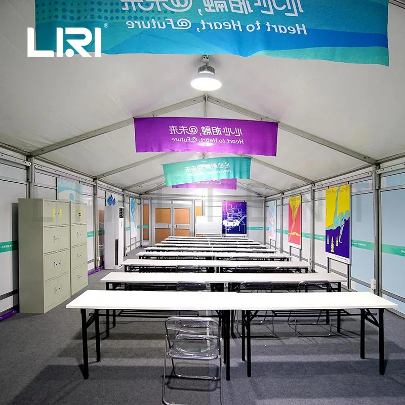 All Weather Heavy Duty Big Clear Span Sport Events Tent Security Check