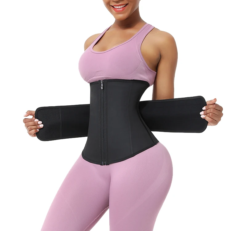 Лидер продаж, латексный пояс для талии с 7 стальными косточками на заказ, пояс для похудения, корсет для тренировок с фиксированным контролем, корсет, триммер