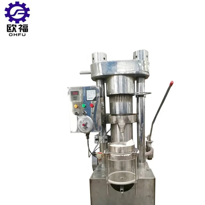 Almond Oil Press Machine/Olive Oil Press/Small Cocoa Butter hydraulic oil press machine peanut oil pressing