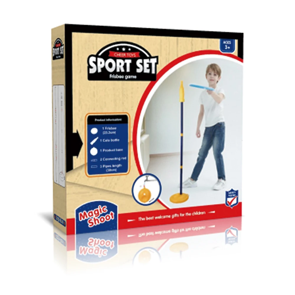 Outdoor beach backyard polish horseshoes sports toy drop flying disc bottle game