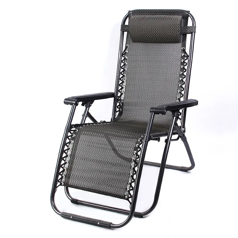 Wholesale Modern Folding Office Relax Sleeping Outdoor Camping Lounge Recliner Metal Beach Reclining Chair