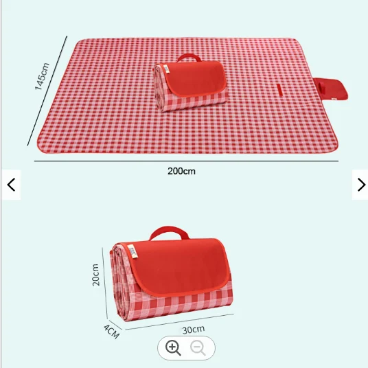 Оптовая продажа, складное одеяло для пляжа и пикника с индивидуальным логотипом BSCI