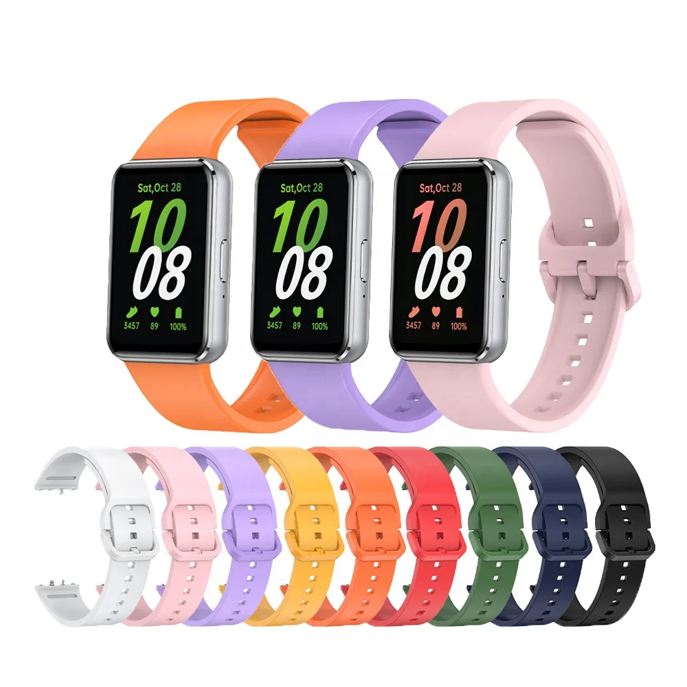 Silicone Strap For Samsung Galaxy Fit 3 Watch Bracelet Sport Watchband For Samsung Galaxy Fit3 Band