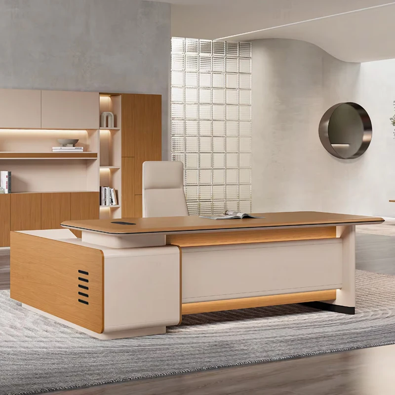 New Arrival Modern Office Furniture Executive Desk Luxury CEO Manager Office Presidential Office Executive Table